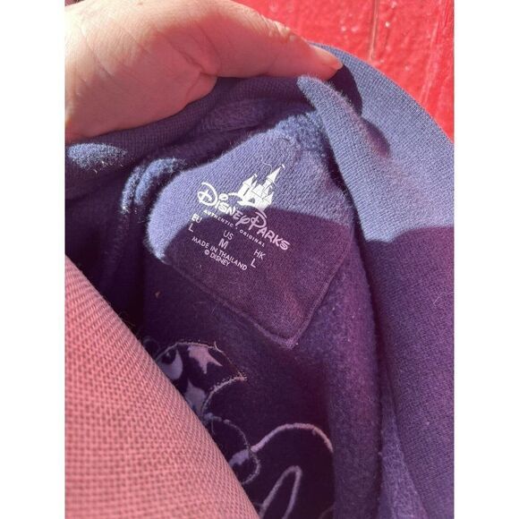 2014 Disney Resort Mickey Mouse Logo Track Sweatshirt Zip Up size M - Picture 4 of 5